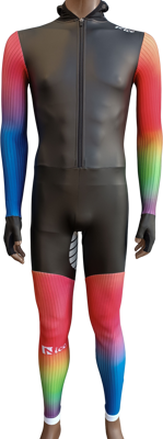 Nice rubber speed suit power x rainbow