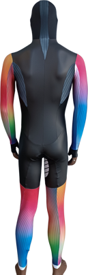 Nice rubber speed suit power x rainbow