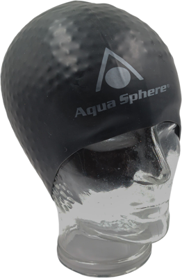 Aqua Sphere Silicone Tri Cap Adult Black