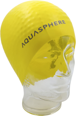 Aqua Sphere Silicone Tri Cap  Adult yellow