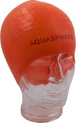 Aqua Sphere Silicone Swimcap Orange