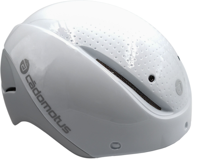 Alpha-3+ Aero casque de patinage blanc mat/argent