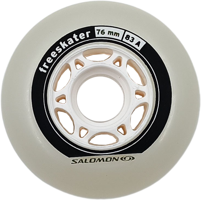 Freeskate white 76mm