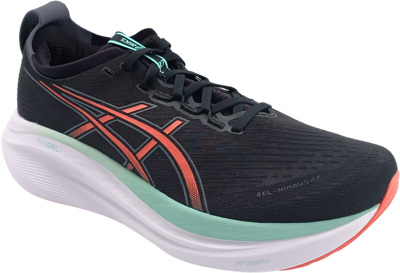 Asics Nimbus 27 black/coral reef