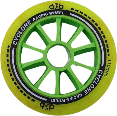 Cyclone 110 yellow/green (set of 8 pieces)