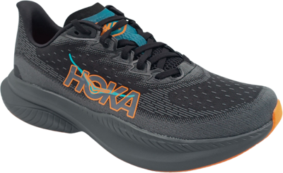 Hoka One One Mach 6 black/electric tangerine