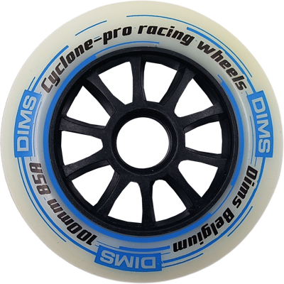 Cyclone pro racing wheel 100 / 85A (set van 6 stuks)