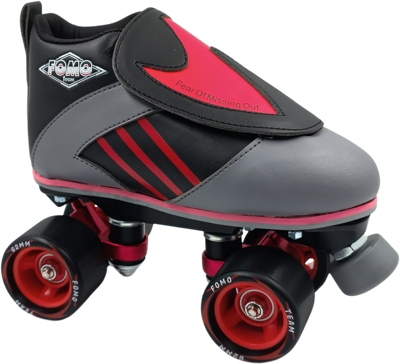  FOMO Team roller skating red