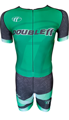 DoubleFF combinaison de patin à roues alignées verte