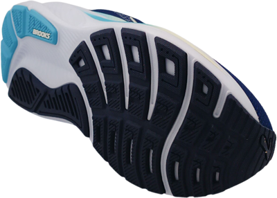 Brooks Ghost 17 navy/green/turquoise