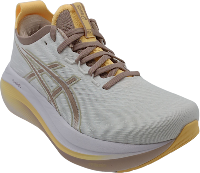 Asics Nimbus 27 white/fawn