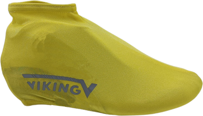 couvre-chaussures en lycra jaune