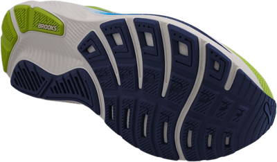Brooks Ghost 17 acid lime/navy/white