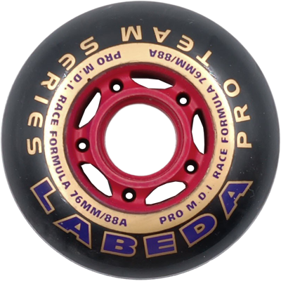 pro team series schwarz 76mm/88A (Satz mit 8 Stück)