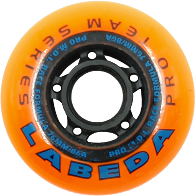 pro team series orange 76mm/86A (set of 8 pieces)