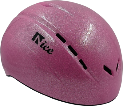 casque de patinage sur glace sparkle pink