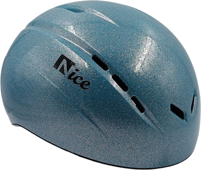 casque de patinage sur glace sparkle blue