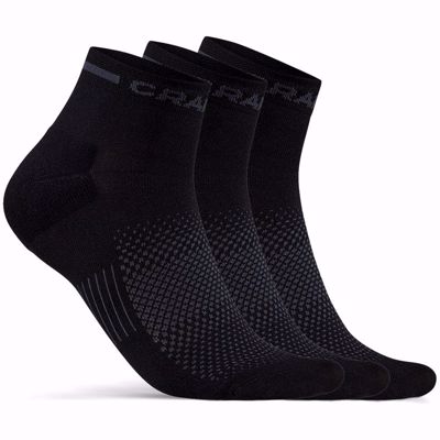 Core Dry Mid Sock 3-Pack noir