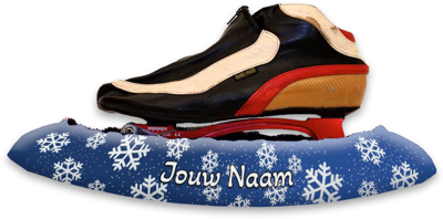 Schaatshoes IJskristallen navyblue