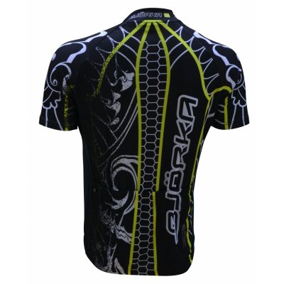 Bjorka Fusion Geel/Zwart fiets shirt