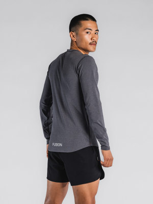 Fusion mens C3 long sleeve grey