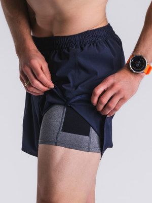 Fusion mens C3 run shorts dark night blue