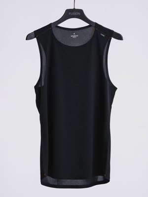 Fusion mens Run singlet black