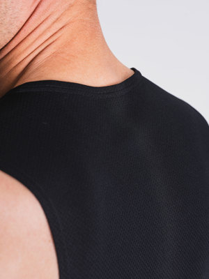 Fusion mens Run singlet black