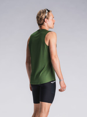 Fusion mens Run singlet green