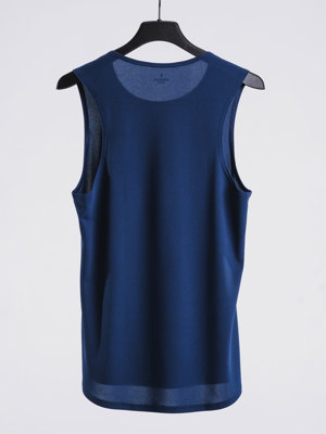 Fusion mens Run singlet night blue