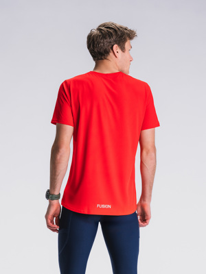 Fusion mens Run t-shirt red