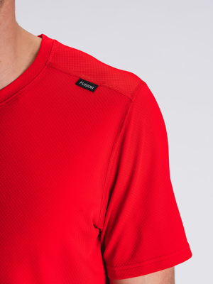 Fusion mens Run t-shirt red