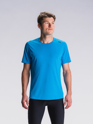 Fusion mens Run t-shirt surf blue