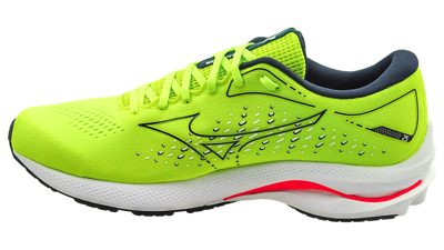 Mizuno Wave Rider 25 Sunny Lime / Sky Captain / Ignition Red