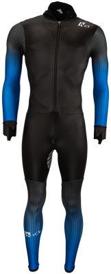 Gummi-Speed-Anzug 2.0 schwarz/blau