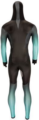 Nice rubber skating suit 2.0 black/mint