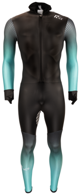 rubber skating suit 2.0 black/mint