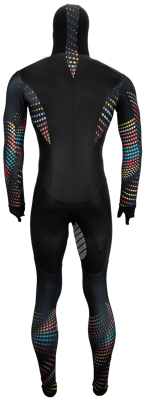 Nice rubber speed suit power x african dots