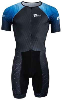 Inline-Skating-Anzug blue/black short-sleeve