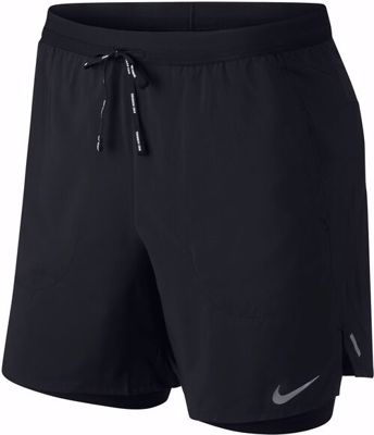 Flex 2-in-1 running shorts - black