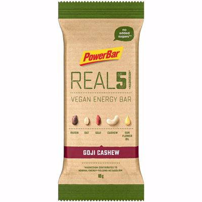 Real5 vegan enery bar Goji Cashew
