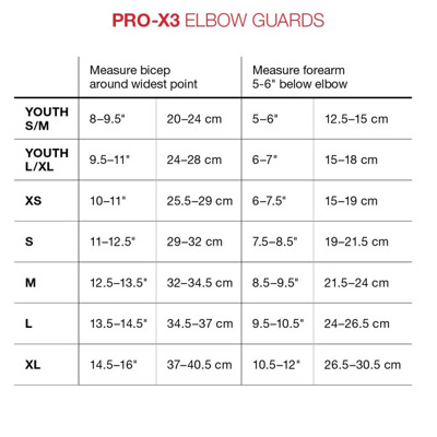 G-Form Pro-X3 elleboog pads Youth