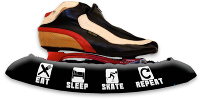 Schaatshoes Eat-sleep-skate-repeat