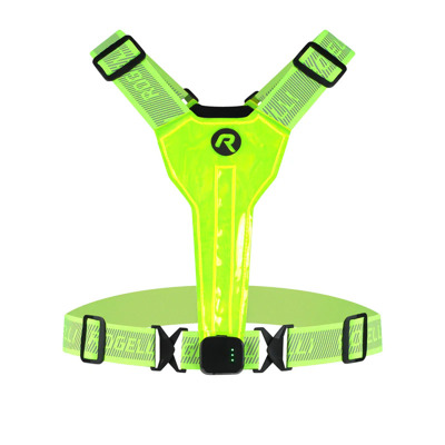 Gilet LED USB - jaune fluo
