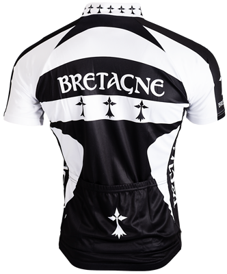 Santini Cycleshirt Bretagne Full Zipp short sleeve