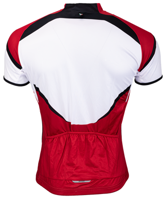 Santini Fietsshirt Ladies Short Sleeve White Red