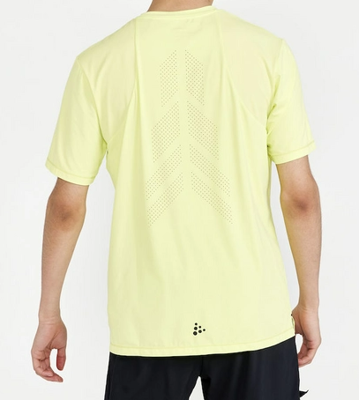 Craft adv charge ss tech tee men giallo