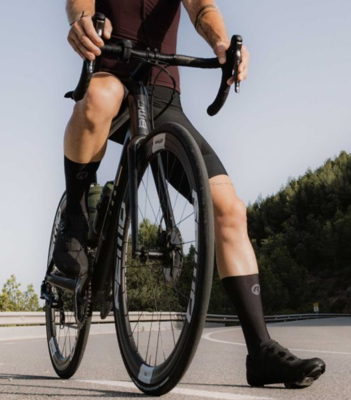 Chaussettes de cyclisme unisexes Aero noir