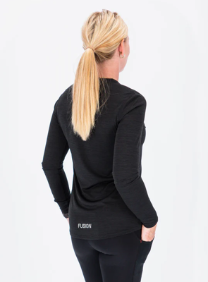 Fusion womens C3 long sleeve black