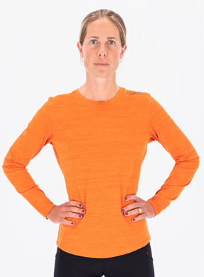 Fusion womens C3 long sleeve orange